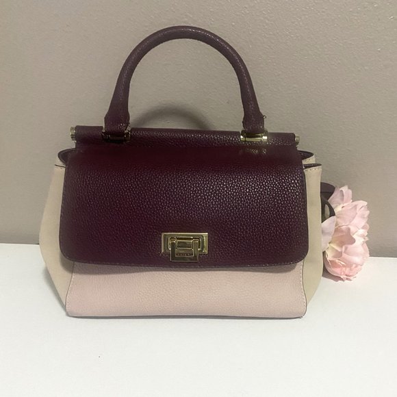 Beautiful Cross-Body Burgundy Handbag - Picture 7 of 8